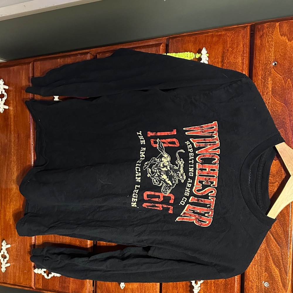 Black Winchester Long Sleeve Shirt